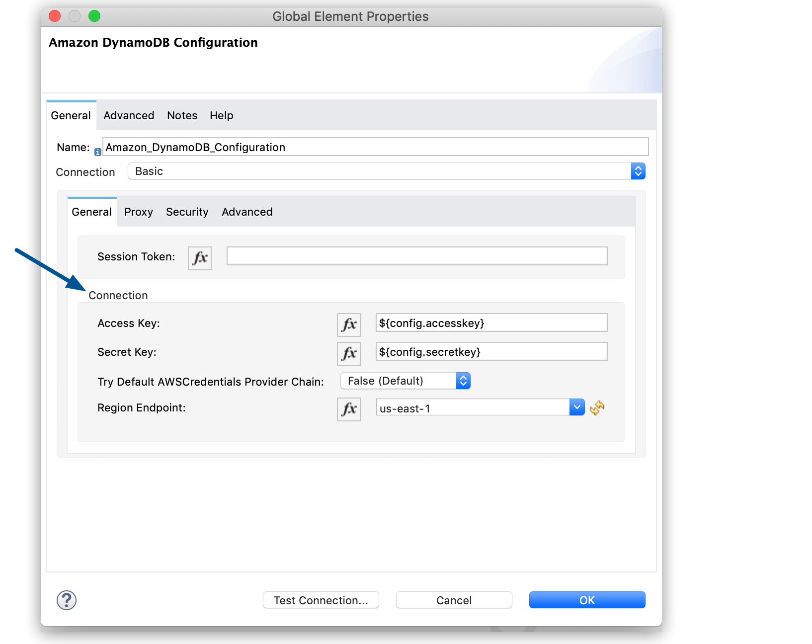 Amazon DynamoDB global element