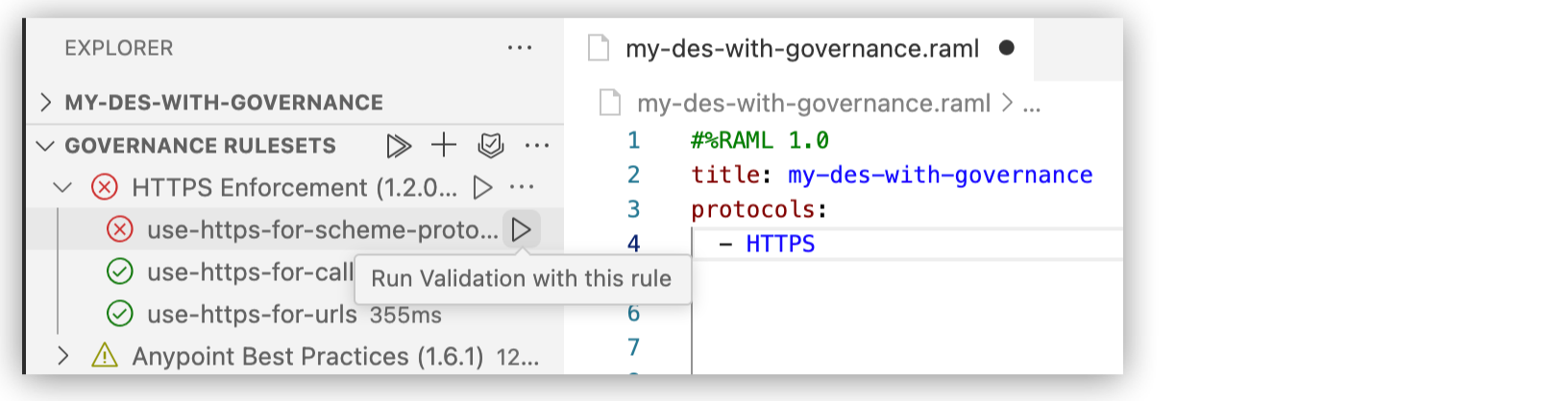 Re-running HTTPs rule