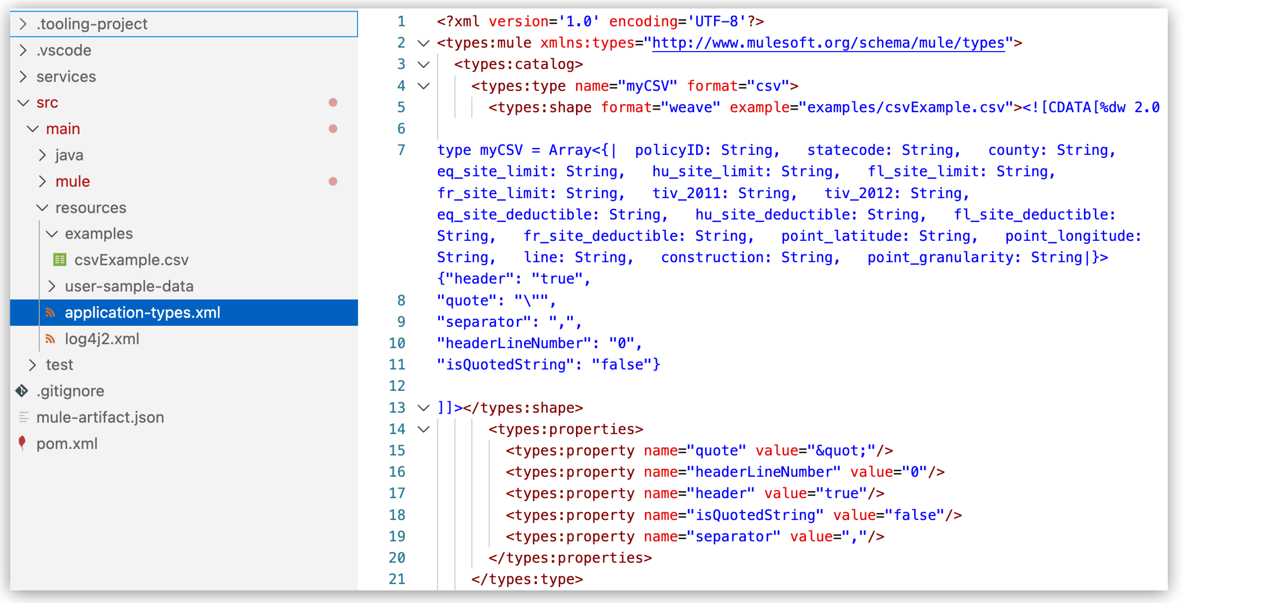 int application types file
