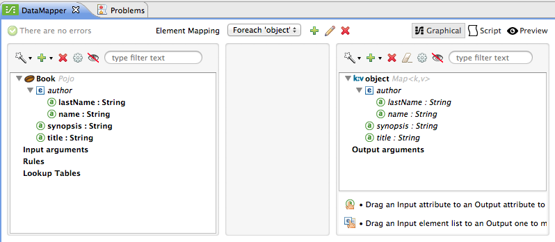 DataMapper mapping window