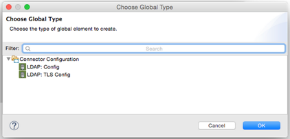 LDAP Connector configuration types