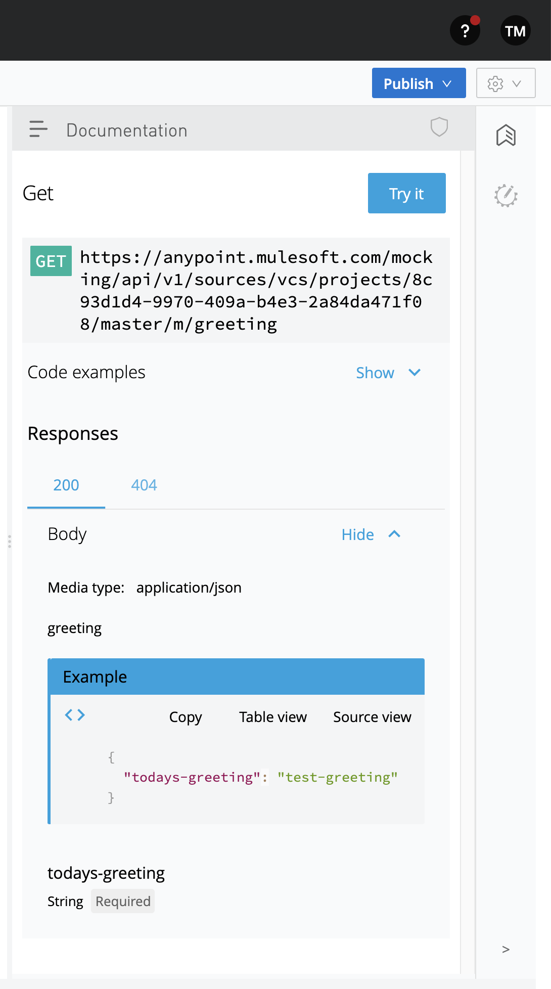 Response field