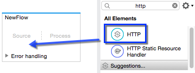 http connector drag to source