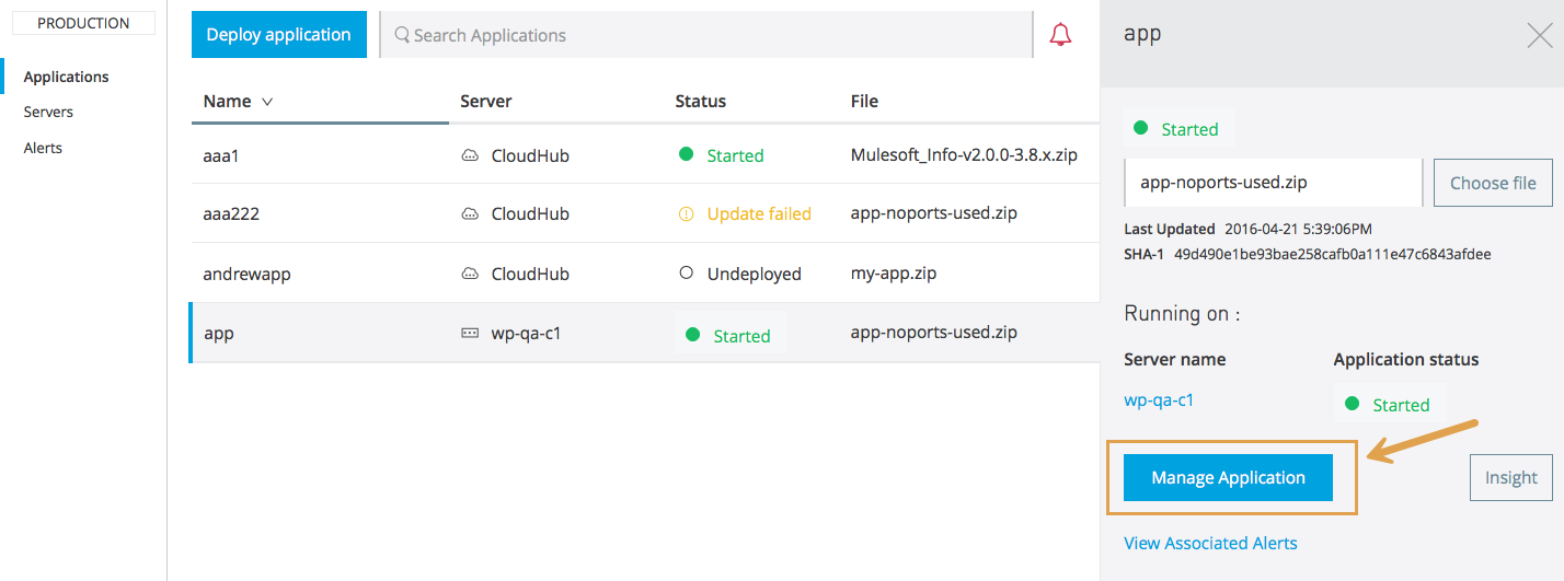 Application settings interface with configuration tabs