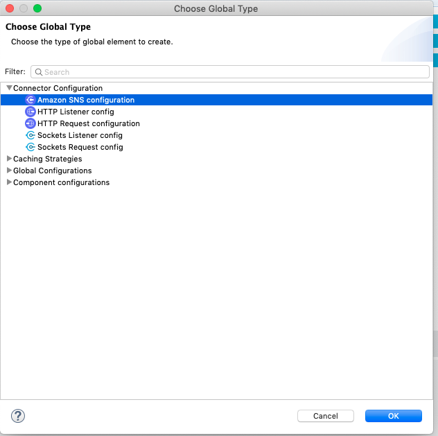 グローバル要素設定ウィザード