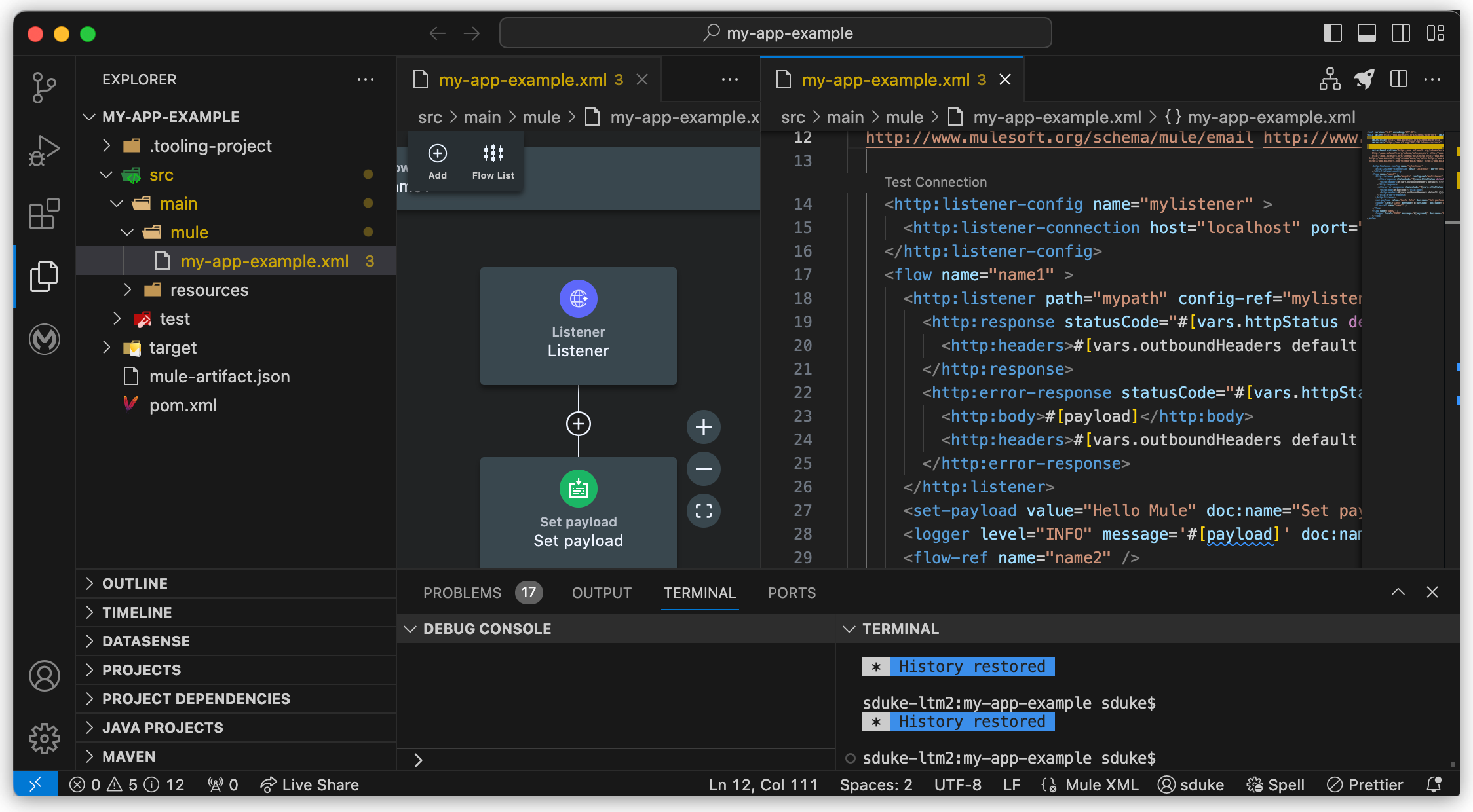 ダークテーマを使用する IDE