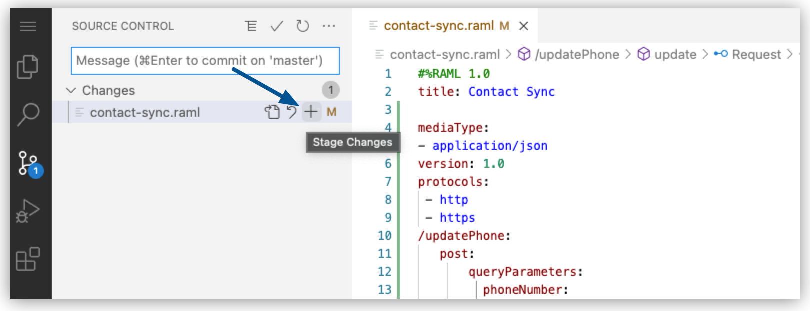 contact sync stage changes