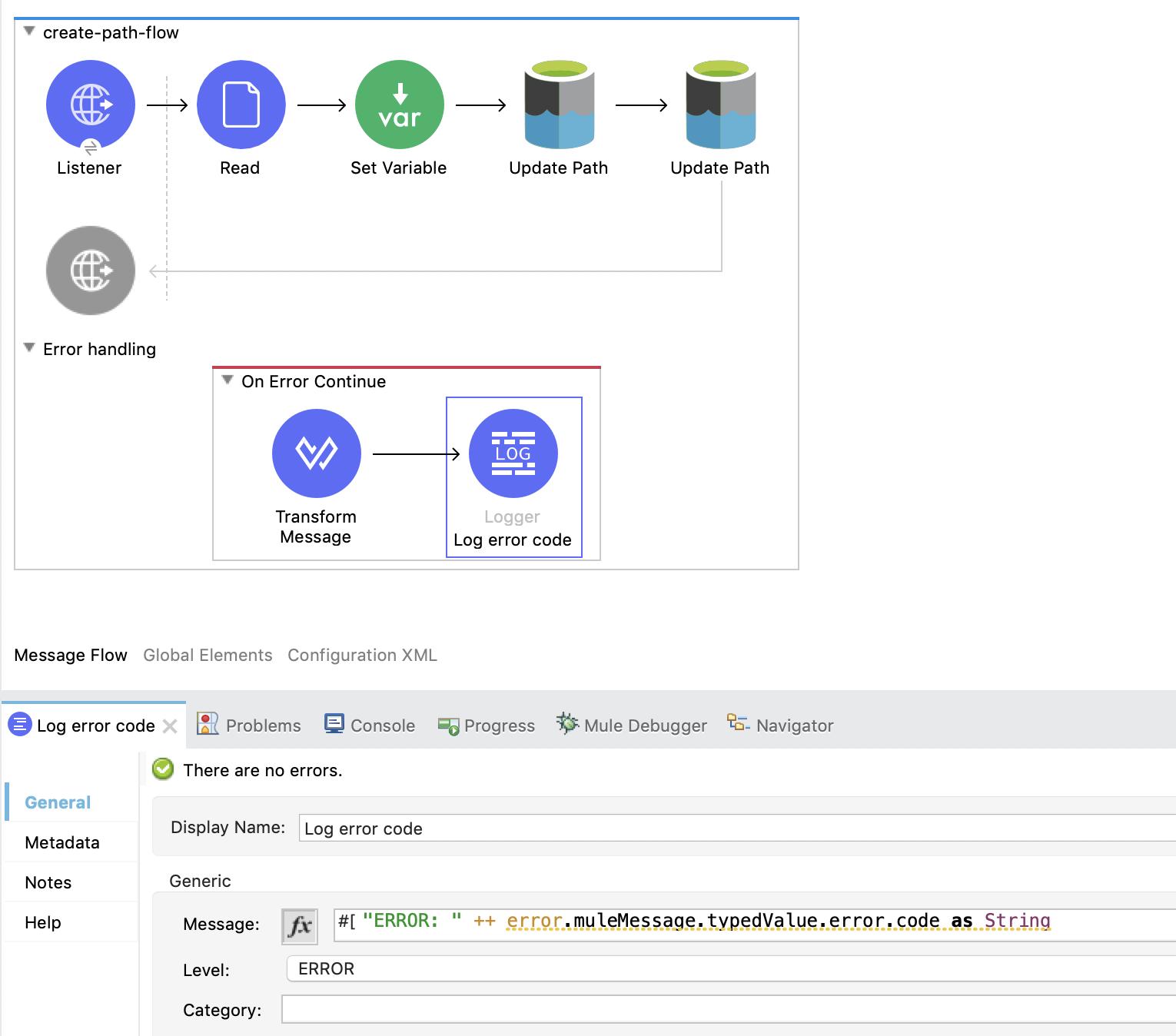 Azure サービスからのエラーコードにアクセスする式