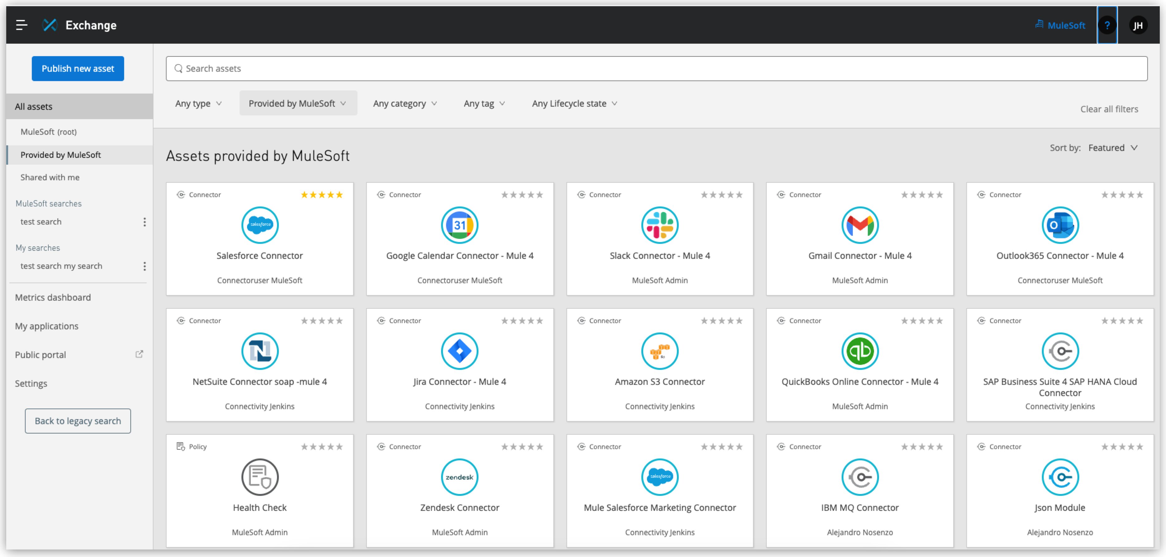 Exchange ランディングページ