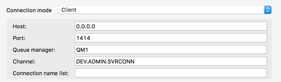 クライアント接続