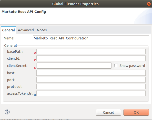 Studio の設定オプション