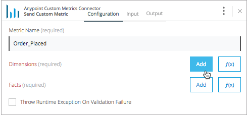 custom metric dc add dimension