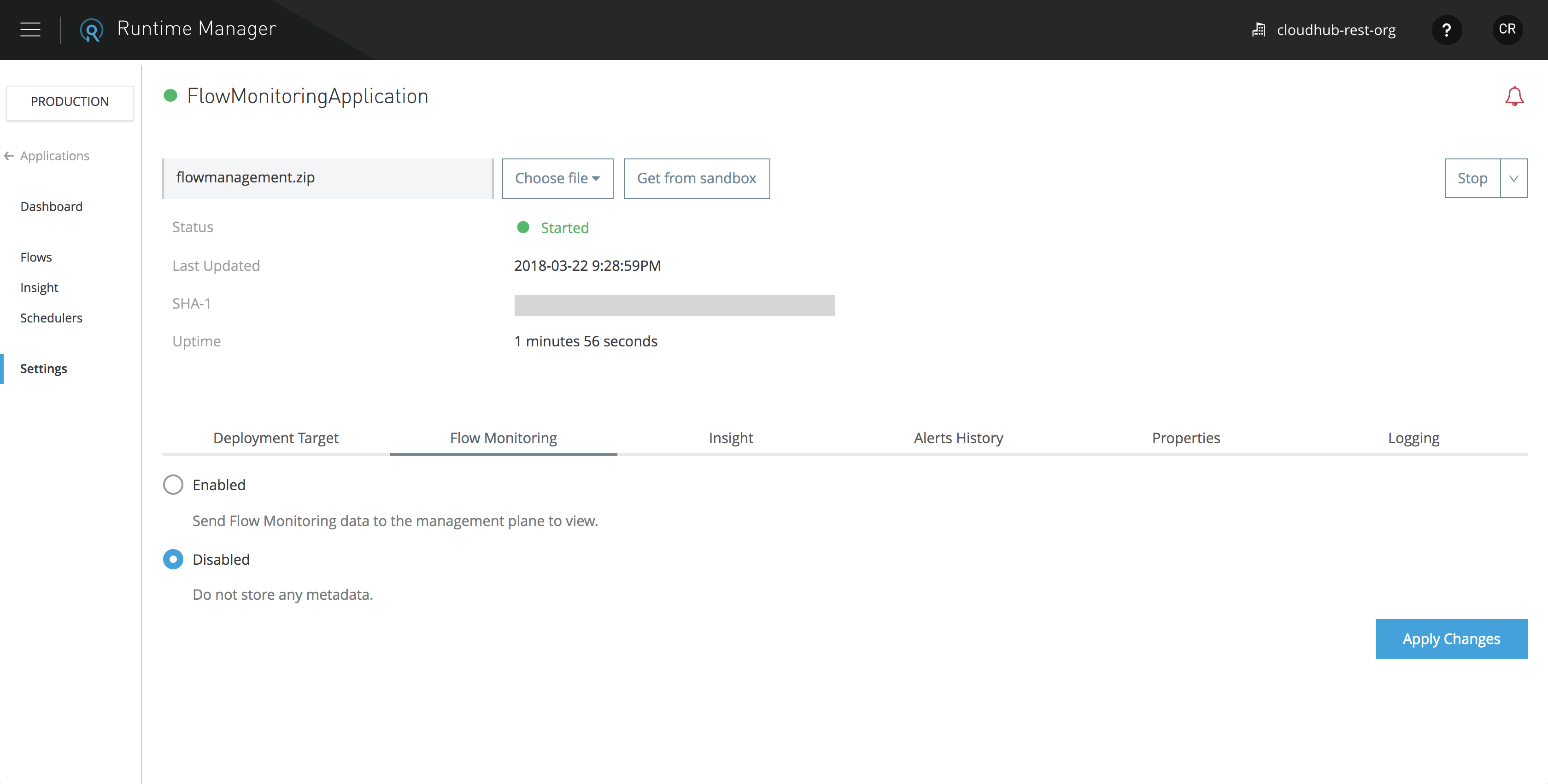 flow metrics enable