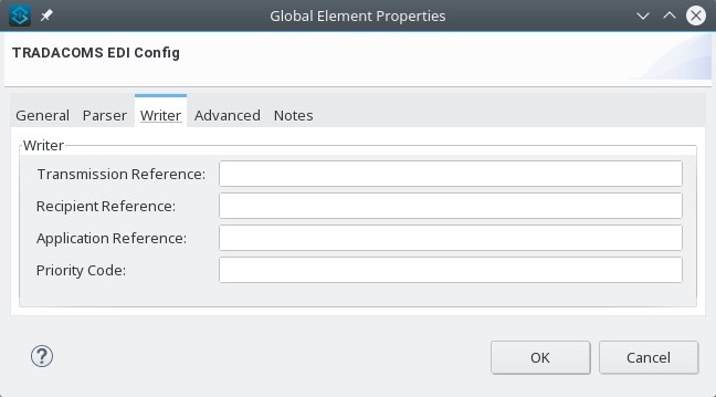 [Writer (ライター)] タブのプロパティ