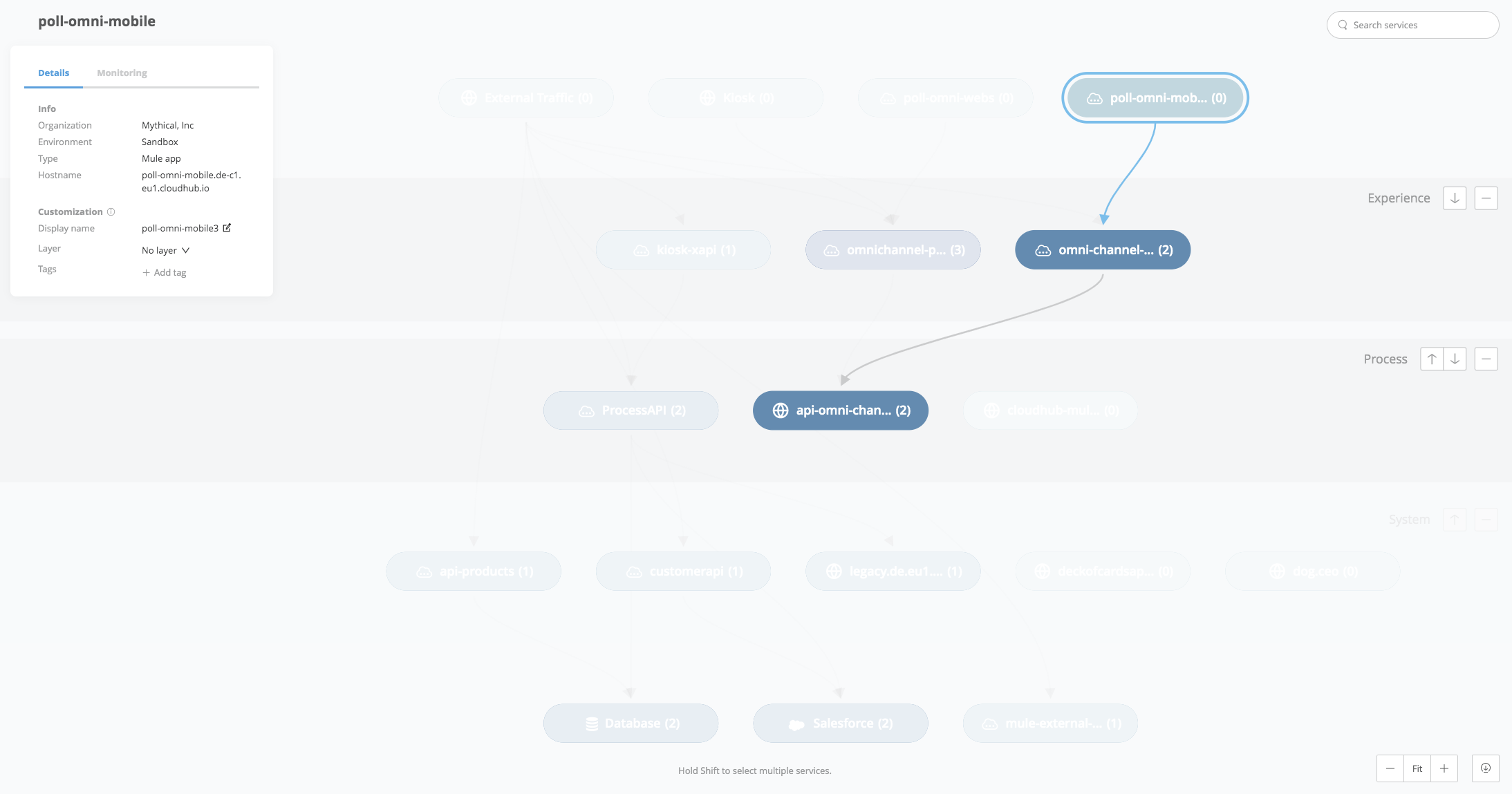 select node