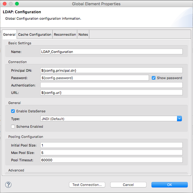 Global Element Configuration