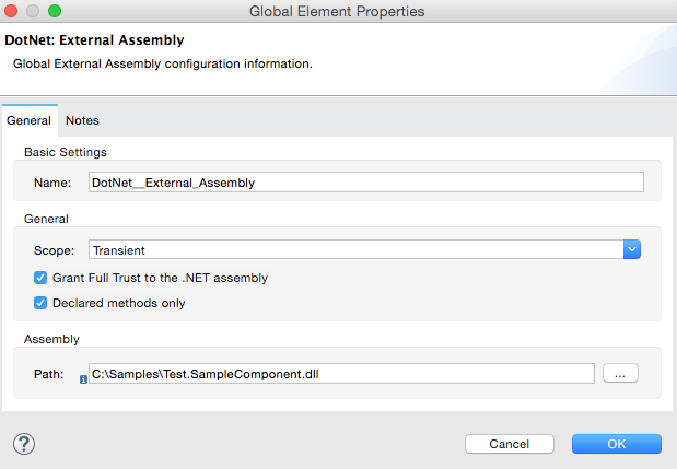 external assembly