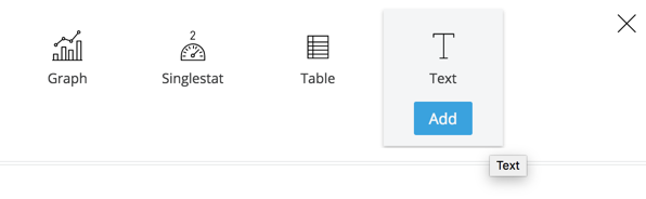 Adding a Text Panel to a Custom Dashboard