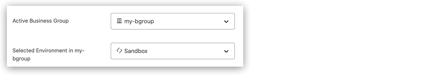 Default selector in Access Management