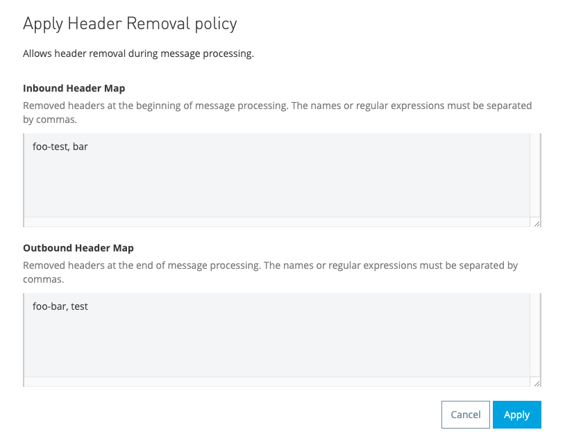 apply header removal policy