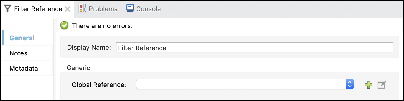 exception filter properties