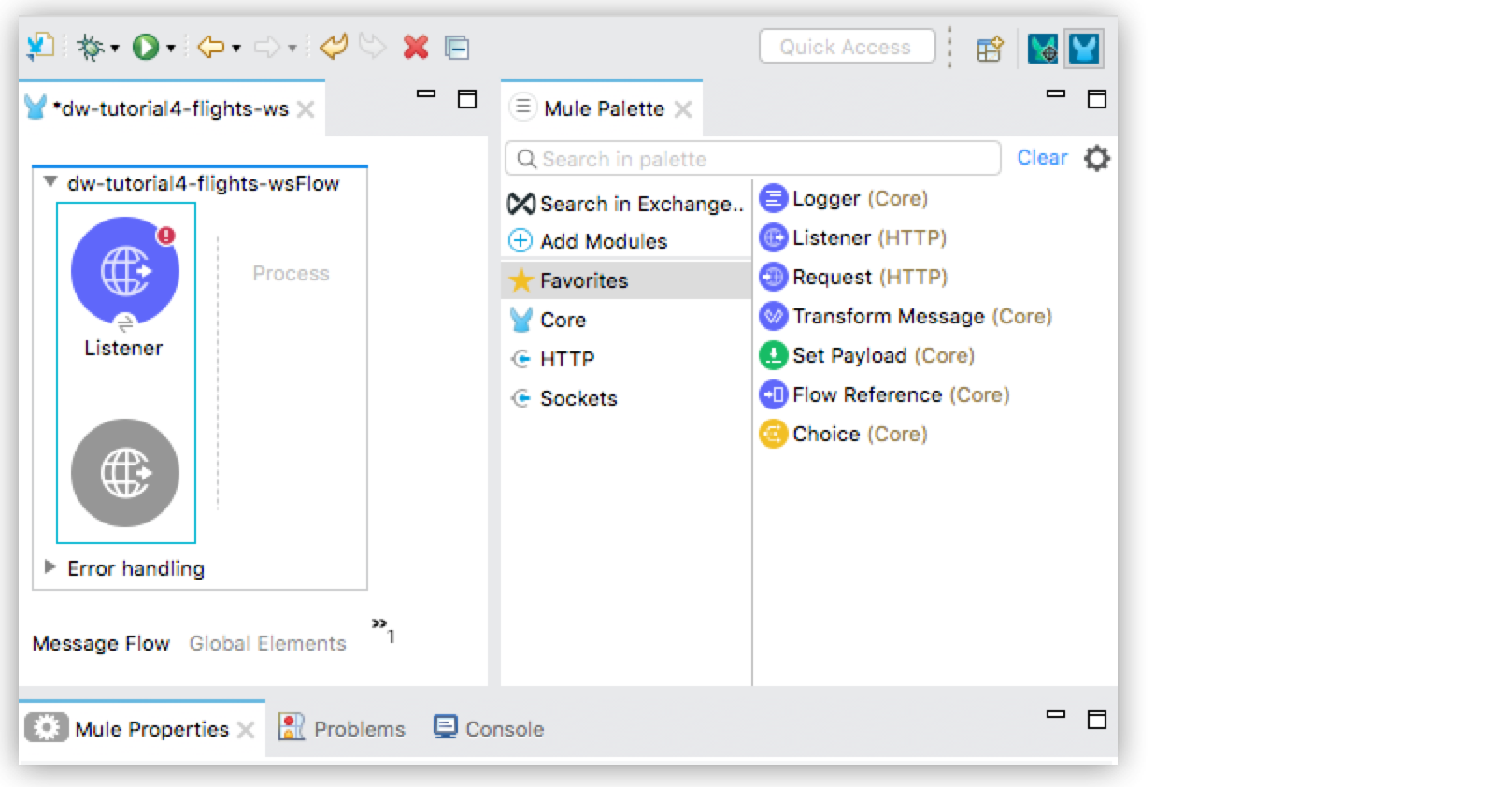 mruntime quickstart listener