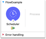 Debug arrow in the Scheduler