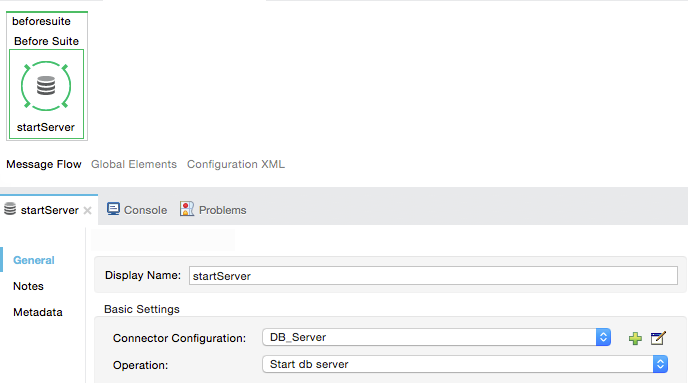 before suite start dbserver