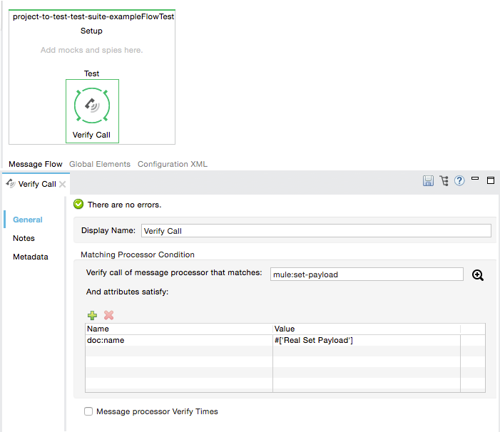 verify call attribute