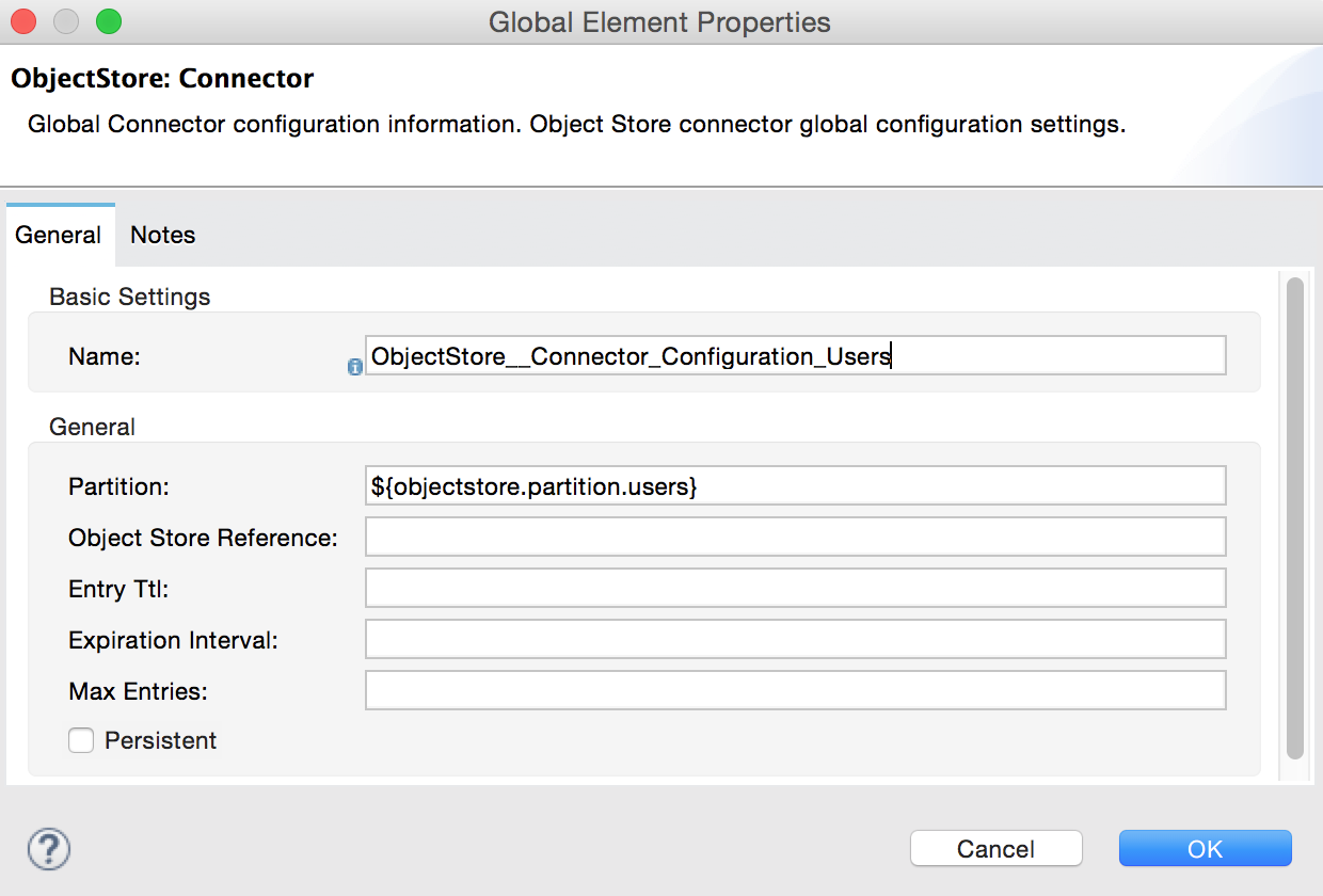 Global Element Configuration