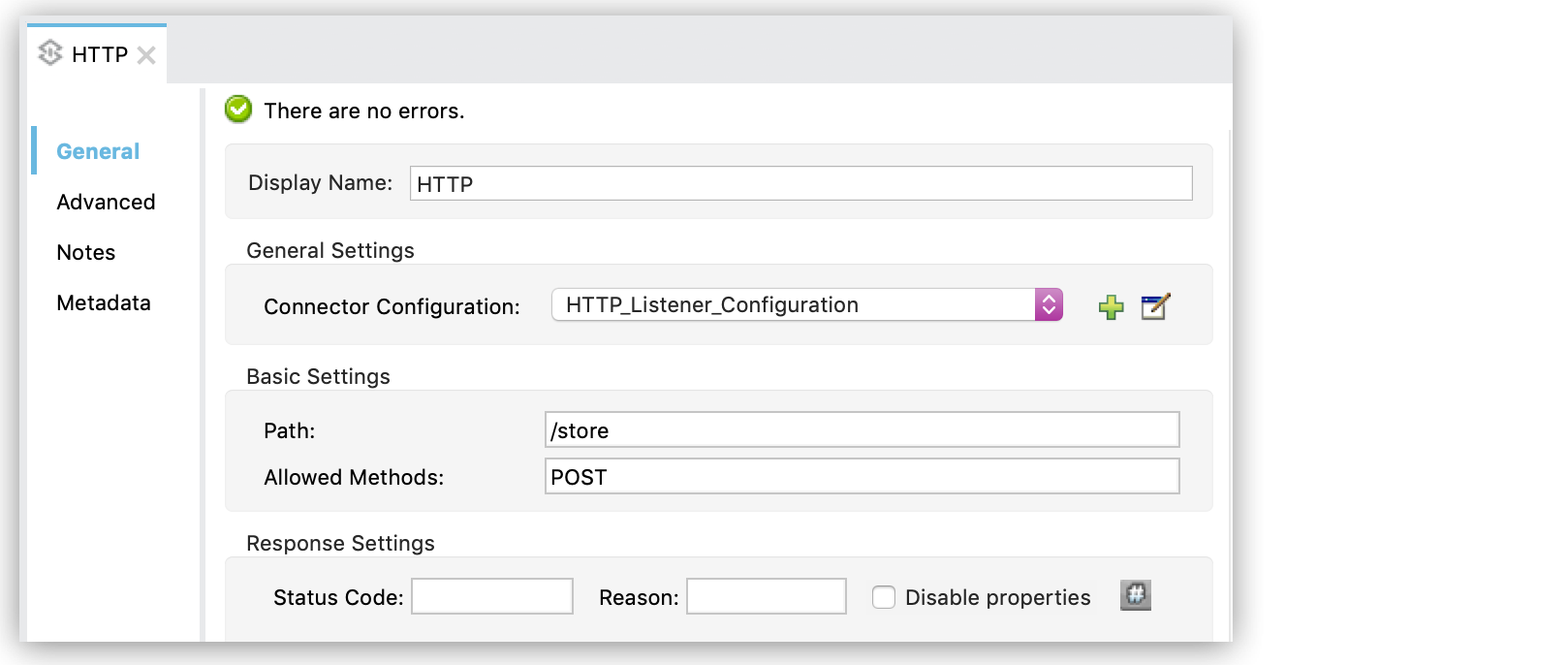 HTTP properties in Studio 6.x