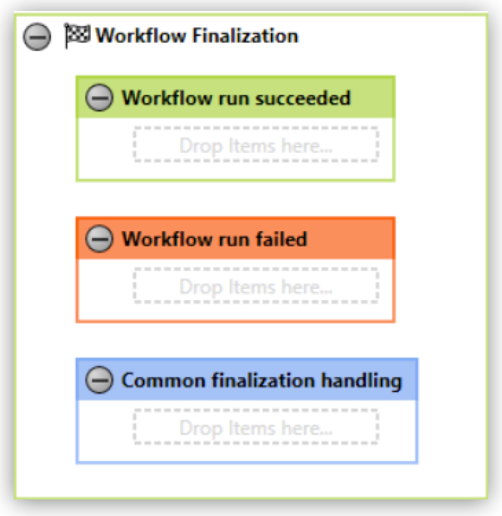 The Workflow Finalization window