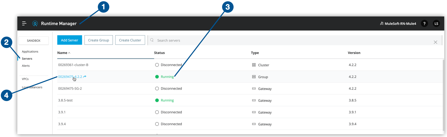 Select Group or Cluster