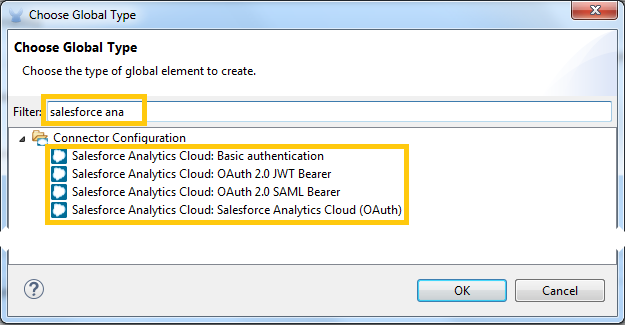 salesforce analytics create global element