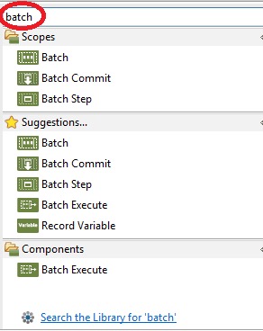 salesforce analytics search for batch