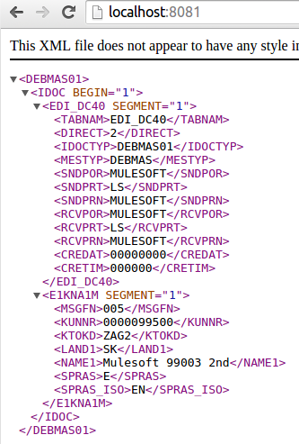 SAP Outbound IDoc Console