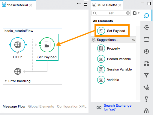 A form that includes fields to specify a payload, encoding, and MIME type